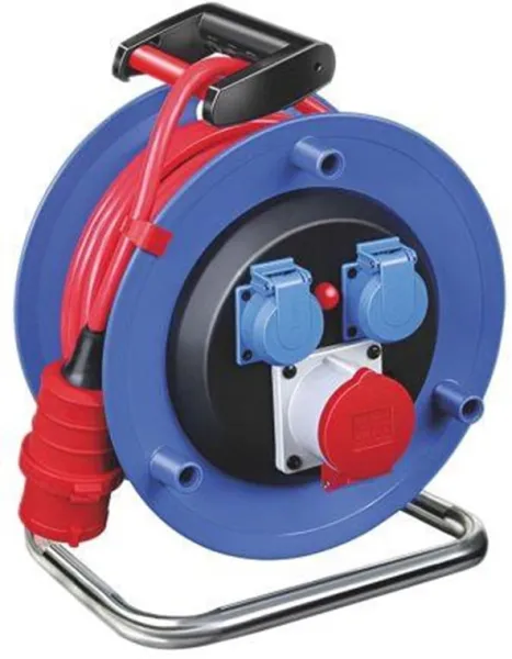 Brennenstuhl cable drum CEE 25m 3 outlets 1x400V/16A + 2x230V